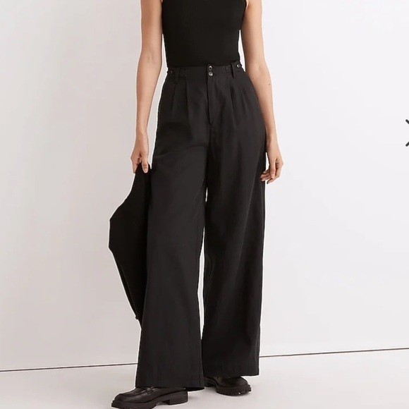 Madewell The Tall Harlow Wide-Leg Pant NH244 - Picture 1 of 5